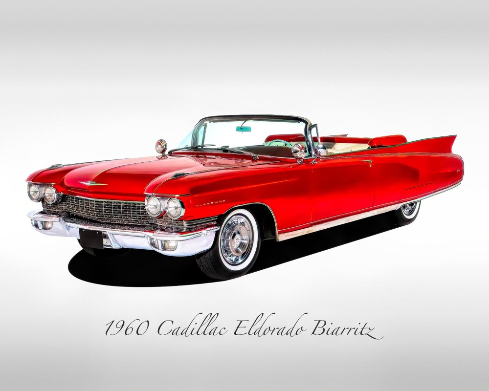 Classic Cars – 1960 Cadillac Eldorado Barritz – Print