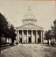 FRANCE Paris LMe Pantheon c1865 Stereo Photo Album Album Vintage Original Print