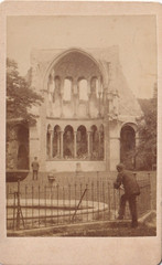 Photo on Cardboard – Ruin Monastery Heisterbach – Circa 1890s