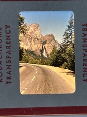 Kodachrome Red Border Lot Of 40 1950’s Yosemite Falls Trip 35mm Color Slides