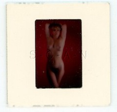 Org Camera Club Nude 1960s 35mm Slide / Negative- Suntan- Super Endowed Blond #2