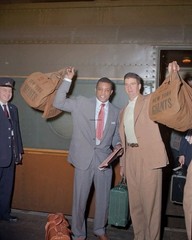 Willie Mays & Don Mueller-1950s-color 8×10 Colorized Print-FREE SHIPPING