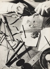 1947 Precious Metal Craft Jewelry Tool Hands Vintage Photo Gravure By Hans Keerl
