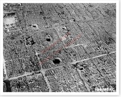 WWII Silver Halide Photo Osaka Japan Showing Bomb Damage #1