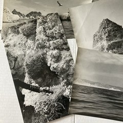 Vintage B&W Photos Pyramid Lake Nevada Landscapes Original 1950’s Lot of 16
