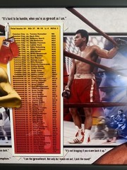 Muhammad Ali Signed 14×38 Limited #31/200 Online Authentics Hologram ART