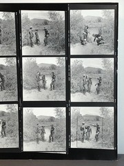 NEWLY FOUND! Hendrickson PHOTO Contact Sheet Proof & Negatives RESTING SOLDIERS