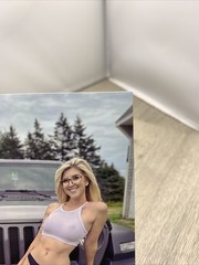 Contemporary Pinup Girl 4×6 Photo – Fine Art Color Print – Blonde Female Form