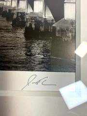 Jesse Kalisher Signed Big Ben Black White Photograph Framed Signed #2101