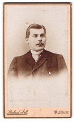 Photograph Richard Arlt, Wilsdruff, Portrait of a Gentleman CDV / Cabinet Photo
