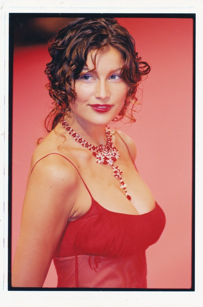 1997 Vintage Photograph Fashion Glamour Magazine LAETITIA CASTA
