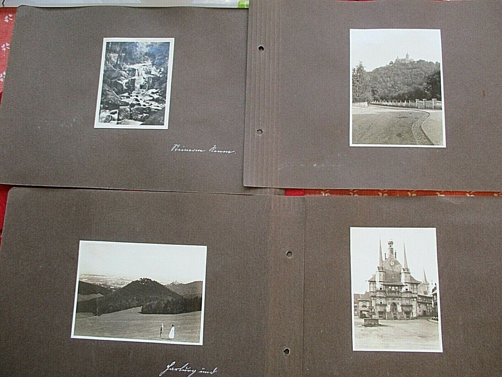 9x Originalfoto Raum Wernigerode 1922 Harzurlaub. 9×6 cm