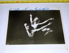 THE JOFFREY BALLET SIGNED 8×10 PRESS PHOTO ELIZABETH PARKINSON DANCE SEA SHADOW