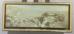 Jean GILETTA (1856-1933) Photograph Panorama Of Monaco General View 23 X 58 Cm