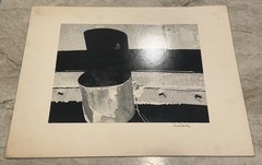 1989 Sandor Sandy Demlinger Sanderamics Abstract Art Photo Red Mountain 16×20”