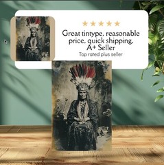 Native American Tintype Limited Edition Museum Series C0025RP