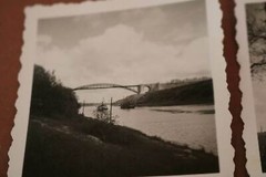 Two great old photos – bridge and monument??? unknown to me