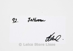 SIGNED DIBOND PICTURE » BATHROOM » MADE BY TOP MODEL HELENA CHRISTENSEN