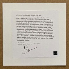 DANNY LYON signed photograph – 2021 Magnum Square Print