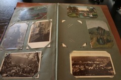 Great old photo postcard album – 200 photos and cards from around 1910