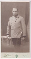 Soldier Uniform Order Saber – Polska Poland Krakow Portrait CDV Photo Photo 1914