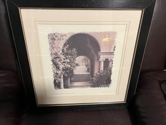 European Garden By Allan Blaustein Photography Framed With Glass 18 1/2 X 18 1/2