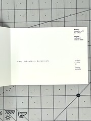 Gary Schneider (b. 1954) Art Announcement Card- Botanicals – 2001 Chicago