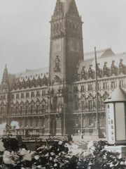Hans Breuer Photo Of Hamburg In 1928 Stamped From His Studio