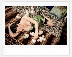 Art model Olive Glass Instax Wide Instant Film Print