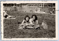 Chemnitz 1939 – Pretty Women in Outdoor Pool Swimming Pool – 1930s – Photo 9x6cm
