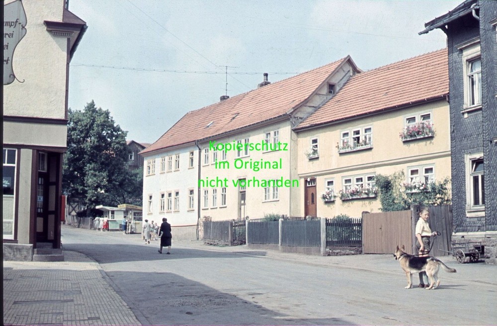 Friedrichroda Finsterbergen-GDR 1960-orig slide photo color slide-za47