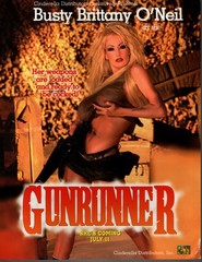Busty Brittany O’Neil Gunrunner Cinderella Distributors Two Sided Promo Slick Ad