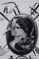 Unknown Photographer Surrealistic Silver Gelatin Photograph Signed
