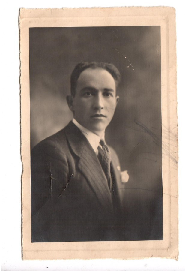 A 256-photo postcard * male portrait * Conegliano 1930s