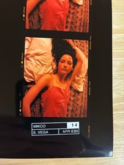 1999 S Vega Model Photo Lot Contact Sheets Polaroids Daniel Kim MIKCO Fashion