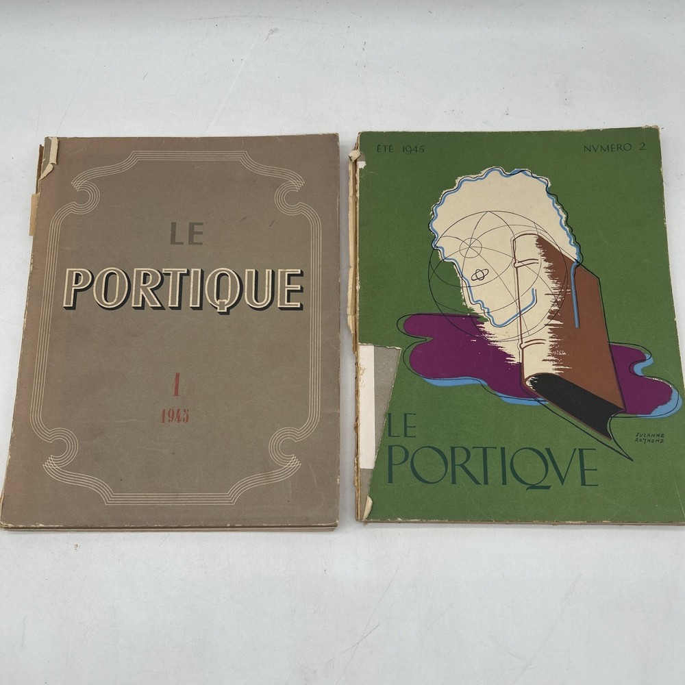 Le Portique Number 1 & 2 1945 Place Vending Paris Books