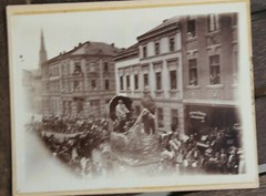32139 Photo Linz Rhine Street Moving With Maßgeschäft Johann Simons Um 1910
