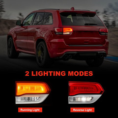 Left Inner Tail Light Assembly Compatible with 2014-2021 Jeep Grand Cherokee (La