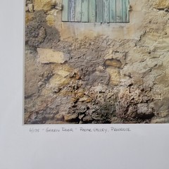 Craig Love Photograph France Ltd Ed 6/175 ‘Green Door’ Rhône Valley, Provence