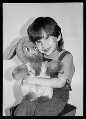 Cute Child with Soft Toy in Portrait – Photo 11x15cm