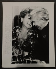 Betty White & Ted Knight Press Photograph 8×10, b/w 1976