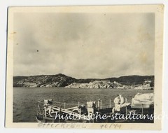 Norwegen 1941 – Achterdeck T9 Otter-Kränen Minensuchboot – Altes Foto 1940er