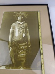 Edward Curtis Native American Photography Copyright E.S. Curtis 1900 Framed