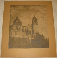 Antique HENRY RAVELL Temple Valenciana MEXICO Architecture Gum Bichromate PHOTO