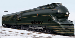 Photo Art Print of Pennsylvania Railroad Streamlined K4 Pacific 4-6-2 in 1938