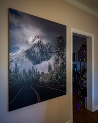 Teton Road — 47×59″ Fine Art Metal Photo Print — Grand Teton National Park