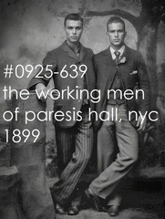 VINTAGE MALE PORTRAIT #0925-639 paresis hall nyc men 1899 -free shipping in usa