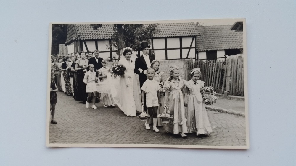 Photo 16R842 wedding Hanover Heinrich Borchers approx. 1950s approx. 9x14cm