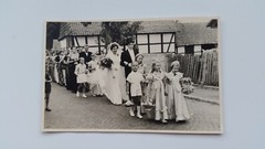 Photo 16R842 wedding Hanover Heinrich Borchers approx. 1950s approx. 9x14cm
