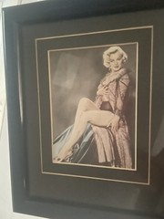MCM Marilyn Monroe “Leggy” Micheal Ochs Photo Glass Frame 1953